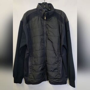 Paul and shark  cool touch quilted front knitted wool  arms and back    jacket